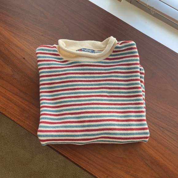 Cozy Striped Rollneck Sweater - Picture 3 of 4